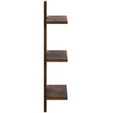  Zidna polica Dimljeni hrast 30 x 13.5 x 64.5 cm Prerađeno drvo | shoptok.hr