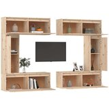 TV ormarići 6 kom od masivne borovine | shoptok.hr