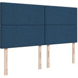  Krevet s oprugama i madracem plavi 200 x 200 cm od tkanine | shoptok.hr