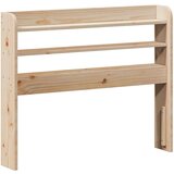 vidaXL Posteljni okvir z vzglavjem bel 75x190 cm trdna borovina | Shoptok.si