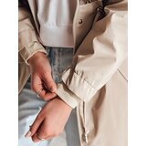 DStreet Kurtka damska przejściowa parka FERIPARKA ciemnobeżowa | shoptok.hr
