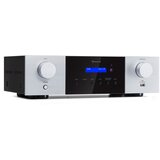 Auna AMP-4000 DAB, Hifi-Stereo pojačalo, DAB + radio, USB, daljinski upravljač, LED zaslon, Srebro Cijene
