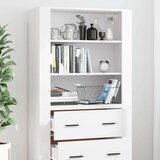  Visoka komoda bijela od konstruiranog drva | shoptok.hr