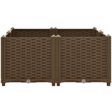  Povišena gredica 80 x 80 x 38 cm od polipropilena | shoptok.hr