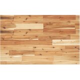  Zidna polica za umivaonik od čelika i masivnog bagremovog drva Smeđa 80 x 50 x 2 cm | shoptok.hr