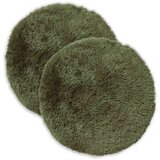  Presvlaka za jastuk 2 pcs HEERLEN Zelena Ø 40 cm PV flis | shoptok.hr