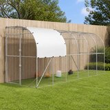  Kavez za piletinu uz zid Srebrna 600 x 100 x 215 cm Cijene