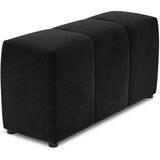 Cosmopolitan Design Crni baršunasti naslon za ruke za modularnu sofu Rome Velvet - Cijene
