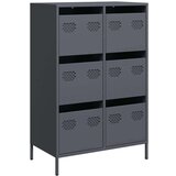 vidaXL Visoka omara antracit 68x39x101,5 cm jeklo | Shoptok.si