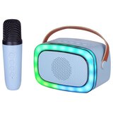 Trevi karaoke 10W, mini dimenzije, disco rasvjeta, mikrofon, plave XR 8A01 | shoptok.hr
