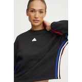 Adidas Pulover Express ženski, črna barva, IX3741