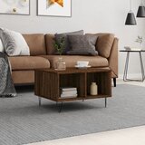 vidaXL Stolić za kavu Smeđa hrasta 60x50x36 5 cm konstruirano drvo Cijene