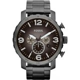 Fossil Analogni sat 'NATE' grafit siva / srebro Cijene