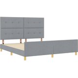  Krevetna konstrukcija Svjetlosiva 180 x 200 cm tkanina | Eponuda.com