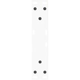  Noge jedilne mize V-oblike 2 kosa Bela 30x(30-31,3) cm Jeklo | Shoptok.si