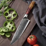 IZMAEL Damaščanski kuhinjski nož HA-14029 - Rdeča | Shoptok.si