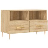 Maison Chic TV omarica - TV stojalo - Televizijska omarica sonoma hrast 80x36x50 cm inženirski les, (21698702) Cene