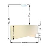 Luster na sajli GALAXY 1xE27/60W/230V | Eponuda.com