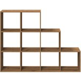  Pregrada/regal za knjige 3 razina hrast 137 5x29x103 5cm drveni | shoptok.hr
