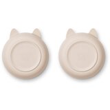 Liewood 2 dijelni set posudica od bio plastike solina rabbit sandy | shoptok.hr