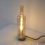 Just LIGHT. 14006-27 - Stona lampa BOTTLE 1xE14/25W/230V bežna/dimljena | Eponuda.com