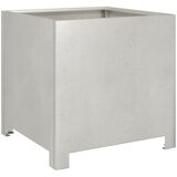 Maison Chic Vrtno korito - Greda - Cvetlični Lonec 40x40x40 cm nerjavno jeklo, (21789754) | Shoptok.si
