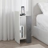 Livetastic Majhna Nočna Omarica Elos, Bela, Siva | Shoptok.si