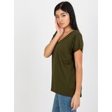 BASIC Feel Good T-shirt-RV-TS-4832.30-khaki | ePonuda.com