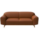 MESONICA Konjak smeđa kožna sofa 193 cm Nesbo – Cijene