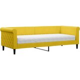  Dnevni krevet s madracem žuti 80 x 200 cm baršunasti | shoptok.hr