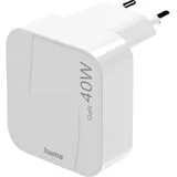 USB punjač 40 W USB-C® Power Delivery 3.0, QC 2.0, QC 3.0 bijela utičnica GaN, USB power delivery (USB-PD)