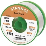 HS10-Fair spajkalna palica tuljava Sn99\,3Cu0\,7 ROM1 250 g 1 mm, (20428775)