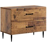  Noćni ormar Staro drvo 62 x 34 5 x 47 5 cm Konstruirano drvo - Staro drvo | shoptok.hr