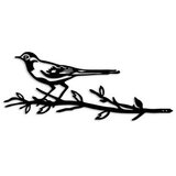 WALLXPERT decorative object figura bird on the branch 05 black | ePonuda.com