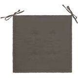  Jastuci za vrtne stolice 4 kom antracit 40x40x3 cm od tkanine | shoptok.hr