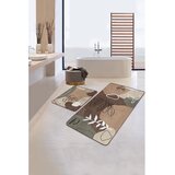 Mila Home Smeđe od samta kupaonske prostirke u setu 2 kom 60x100 cm Abstract Faces – | shoptok.hr