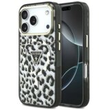  maska guess iml leopard glitter triangle magsafe za iphone 17 pro/ 18 pro crna Cene