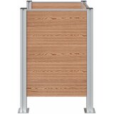  Ograda za kante za smeće Smeđa 85 x 85 x 115 cm Aluminij i WPC | shoptok.hr