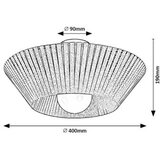 Rabalux Plafonska lampa Revan 1xE27 R40cm | ePonuda.com