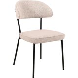 Hom`in stol, les, kovina, tekstil pink | Shoptok.si
