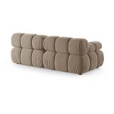 Micadoni Bež žametna sedežna garnitura 188 cm Bellis – | Shoptok.si