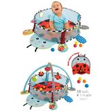 Kikka Boo Ladybug 3u1 podloga za igru sa 30 loptica CAN10236 | ePonuda.com