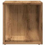 vidaXL Stranska mizica artisan hrast 33x33x34 cm inženirski les | Shoptok.si