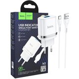 hoco. Punjač kućni sa USB type C kabelom, N1, 2.4A – N1 Ardent type C | Eponuda.ba