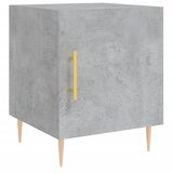  Noćni ormarići 2 kom boja betona 40x40x50 cm konstruirano drvo | Eponuda.ba