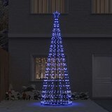 vidaXL LED božično drevesce med 800 LED z stojalom Modra 400 cm elezo | Shoptok.si