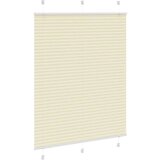 vidaXL Plisirana roleta krem 110x150 cm širina tkanine 109,4 cm | shoptok.hr