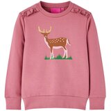  Dječja topla majica boja maline 128 | shoptok.hr
