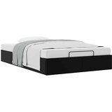 vidaXL otomanski okvir kreveta bez madraca crni 120x190cm umjetne kože | shoptok.hr