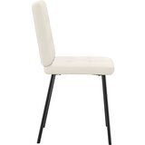 Jedilni stoli 4 kosi krem žamet, (21822550) | Shoptok.si